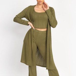 On The Go - 3 Piece Set (Olive)